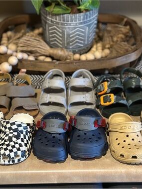 Toddler crocs & sandals lot